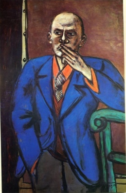 Self-Portrait in Blue Jacket, 1950