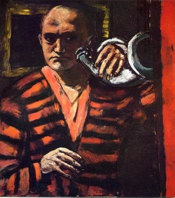 Self-Portrait with Trumpet, 1938